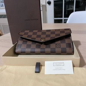 Louis Vuitton Sarah wallet Damier Ebene
